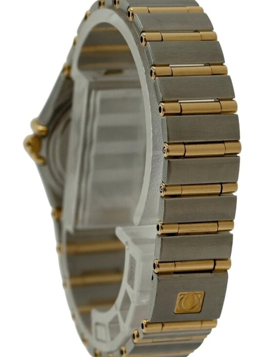 Omega 22.5mm Ladies Constellation Linen Dial+ Diamond Bezel Watch! Ref: 1267.30! main image 6